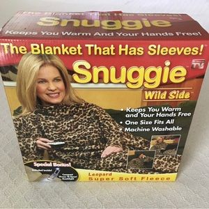 The Original Snuggie As Seen on TV leopard fleece